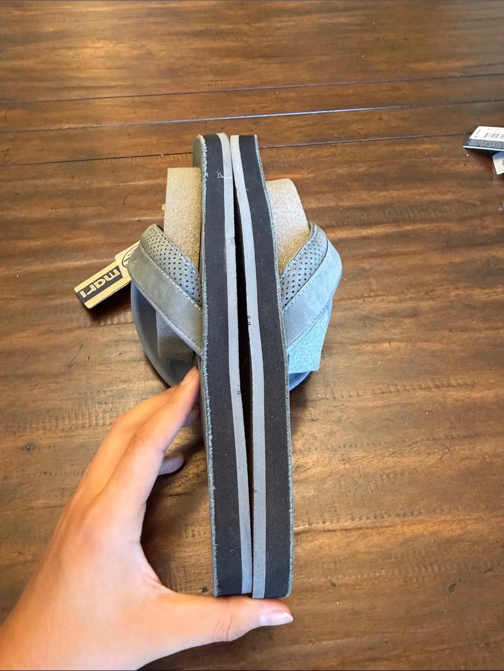Hari Mari Gray Sandals Men US 13 ACs
